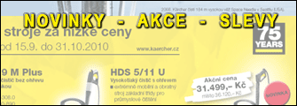 K�rcher novinky, akce, slevy